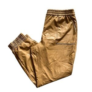 Express Faux Leather Joggers